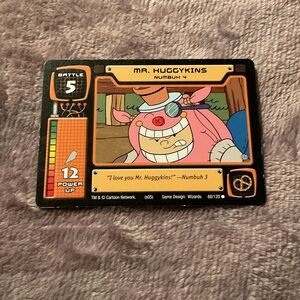 Mr. Huggykins number four kids next-door trading card 88/120
